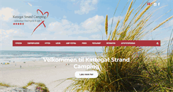 Desktop Screenshot of kattegatstrandcamping.dk